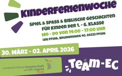 Kinderferienwoche | 30.03. – 02.04.2026